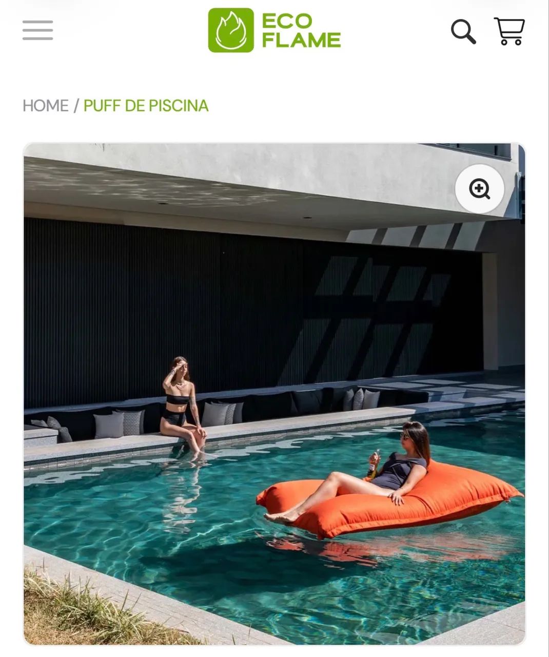 Pufs espreguiçadeira e piscina  - Foto 3