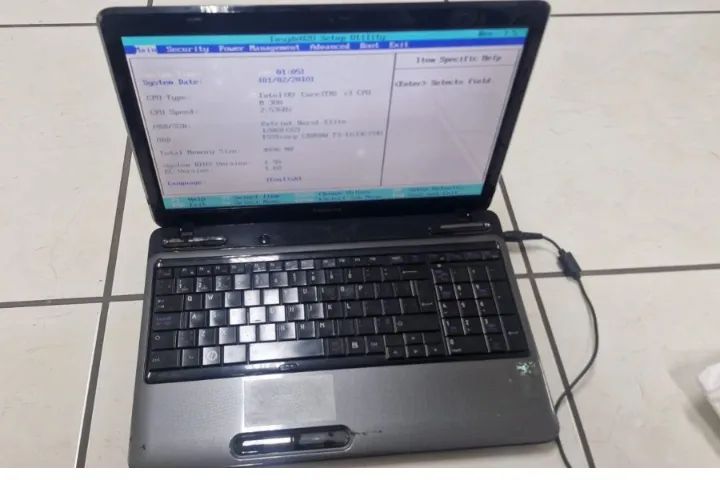 Notebook Toshiba sem funcionar - Foto 3