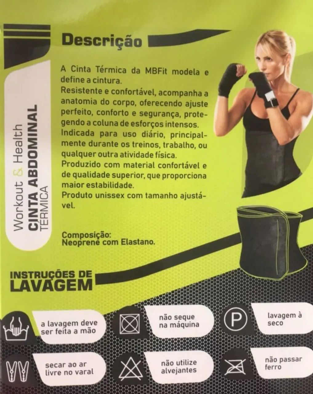 Cinta abdominal térmica perga peso rapidamente  - Foto 5
