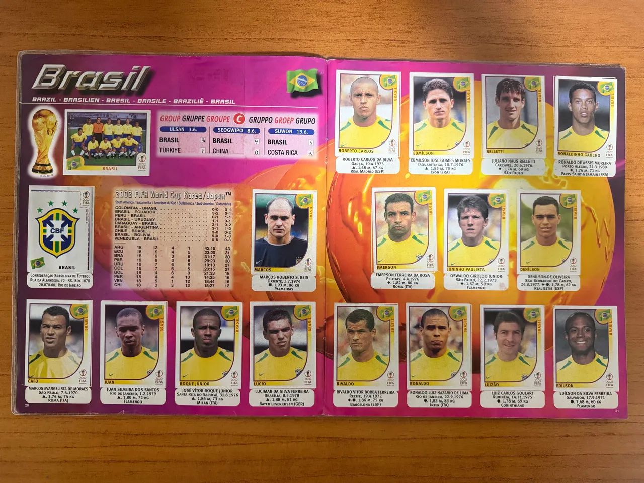 Álbum Copa 2002 COMPLETO e ORIGINAL  - Foto 2
