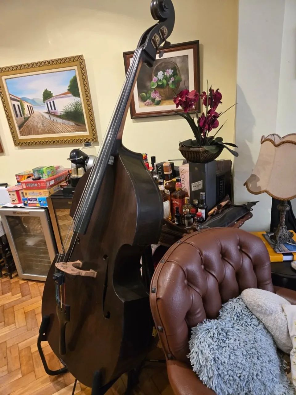 Contrabaixo acústico 3/4 - Luthier - Foto 2