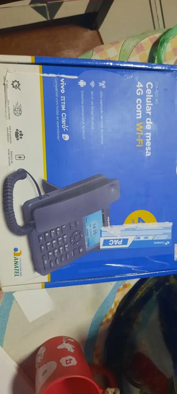 Celular de mesa aquário 