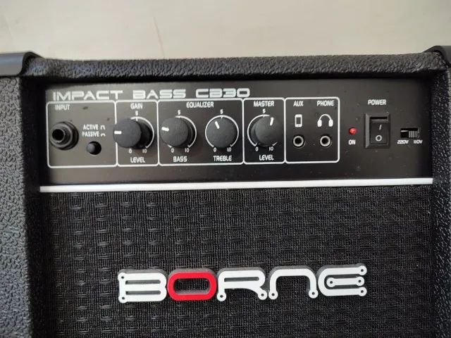 Caixa Amplificada P/ Baixo Borne Impact CB30 - Foto 3