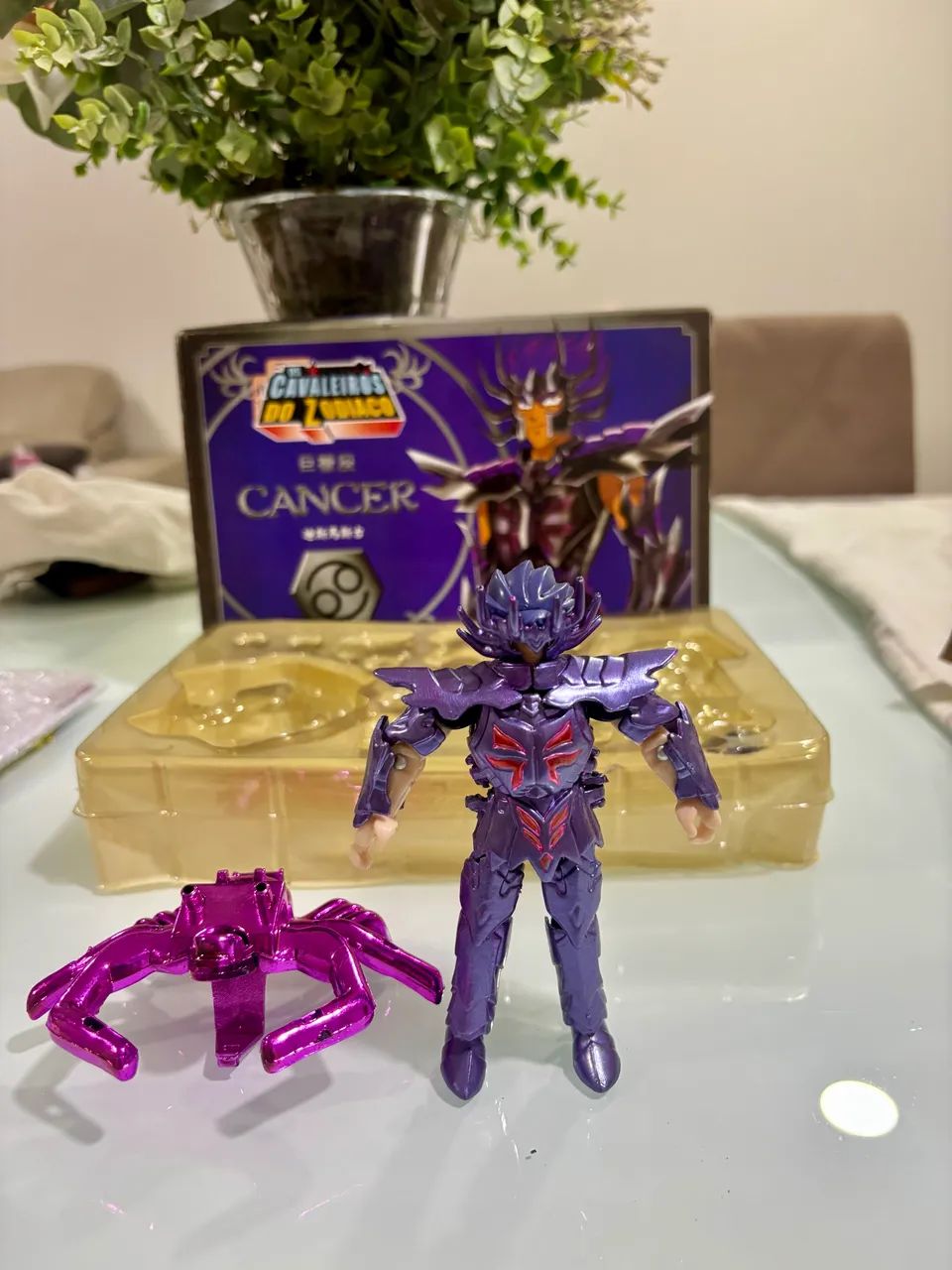 Cavaleiro do zodíaco - câncer - boneco 