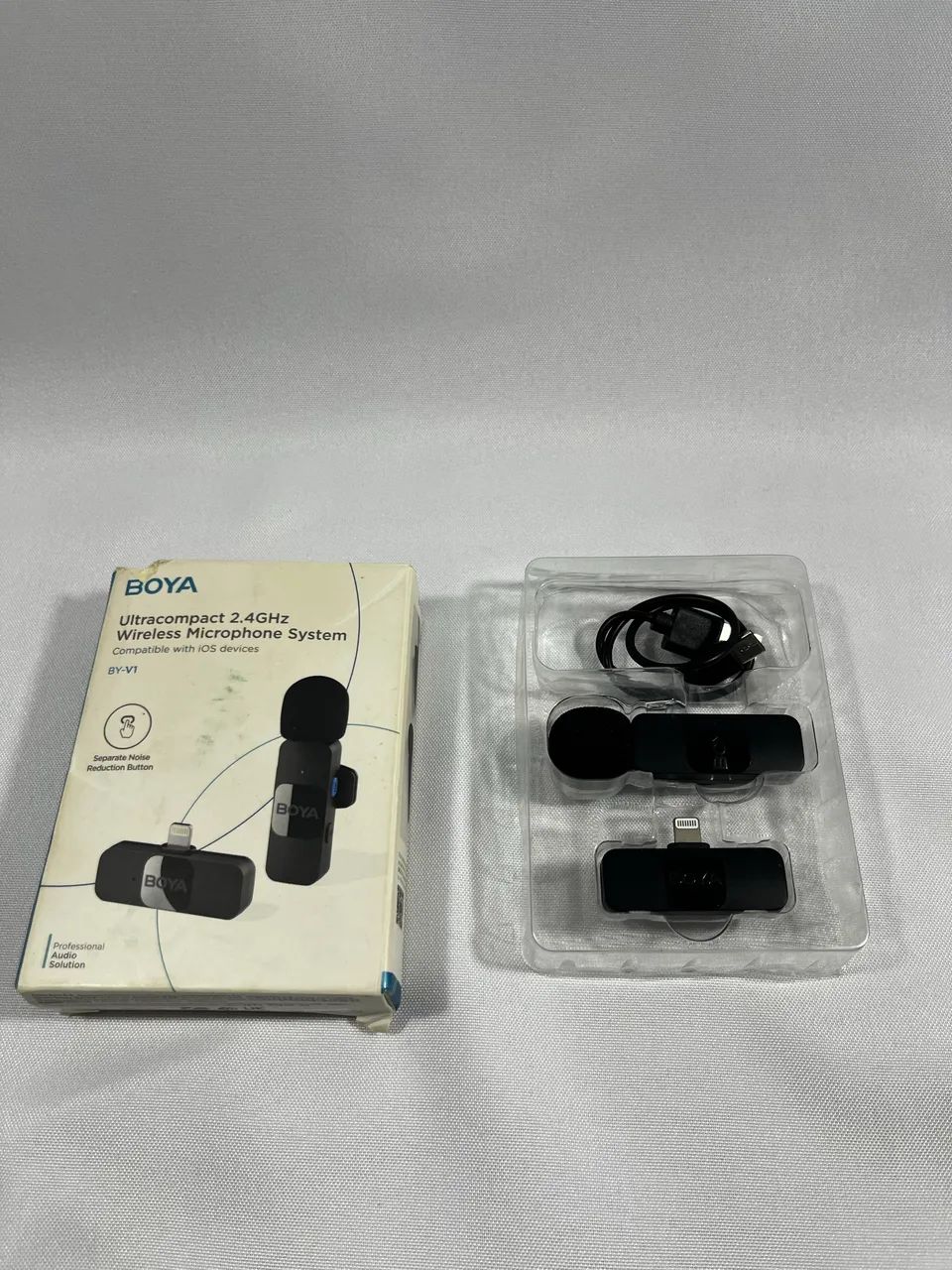 Microfone lapela boya NOVO - Foto 4