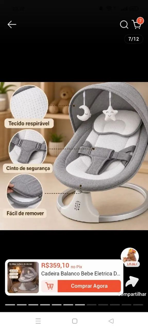 Cadeira de descanso bebe  - Foto 4