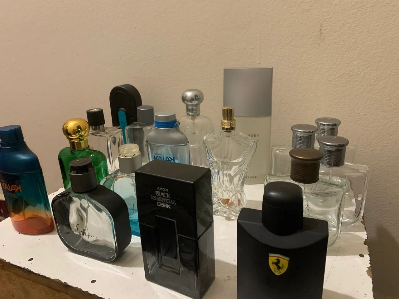 vidro de perfume vazio caixa 1