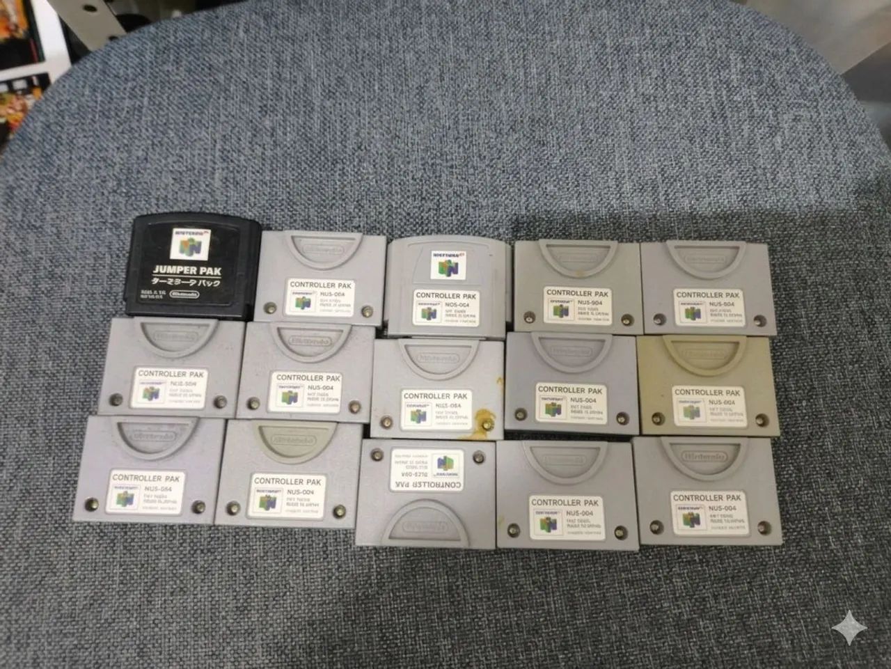 Lote Memory cards  originais Nintendo 64 N64 