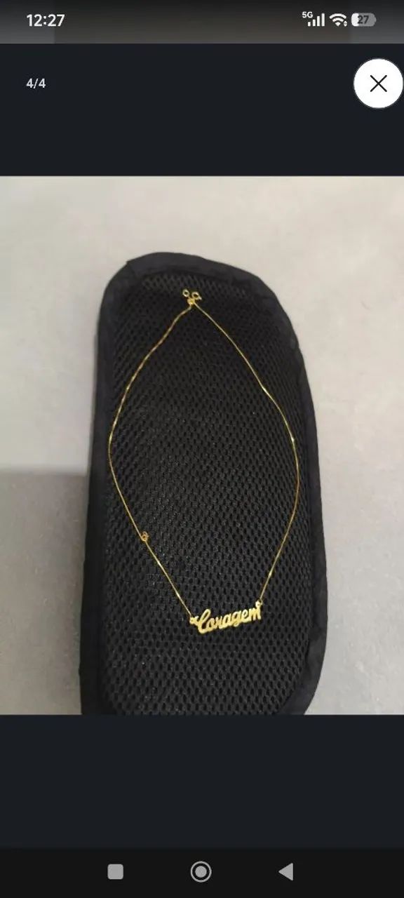 VENDO COLAR OURO 18 K 
