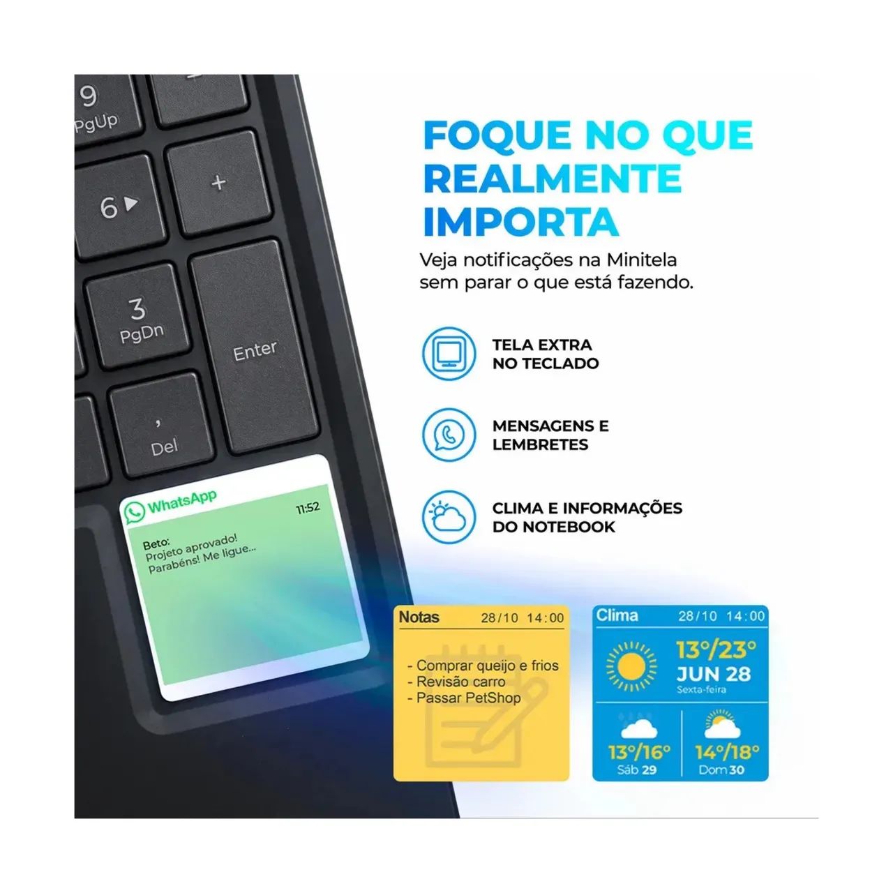 Notebook Positivo Vision C15M Intel N4500 Windows 11 4G RAM 128GB - Foto 3