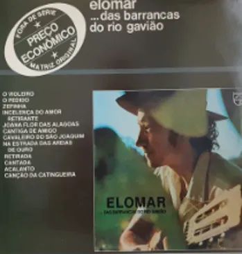 Disco de Vinil (LP) ELOMAR - das barrancas do rio gavião