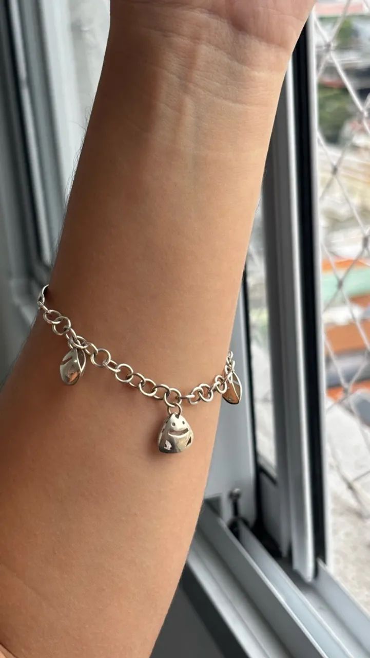 Pulseira prata legítima - Foto 3