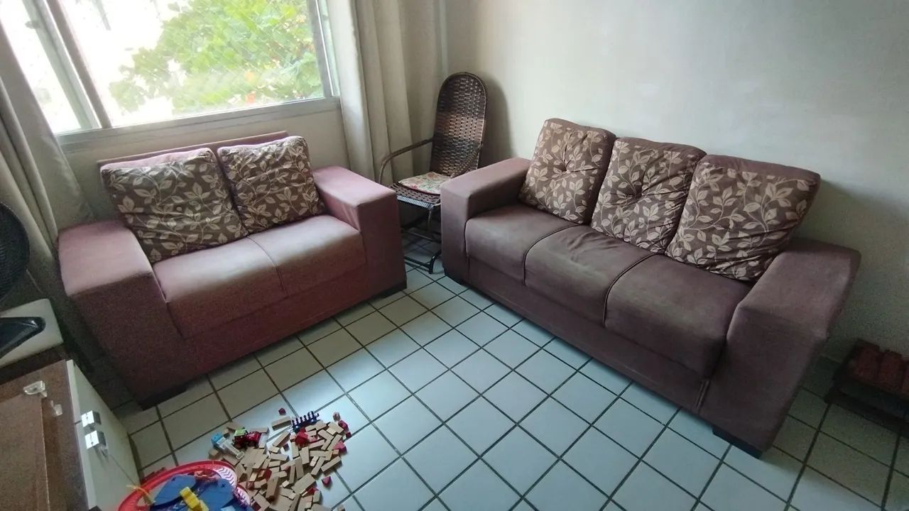 Conjunto Sofá 2 e 3 lugares