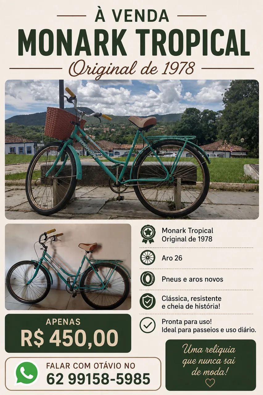 Bicicleta monark 