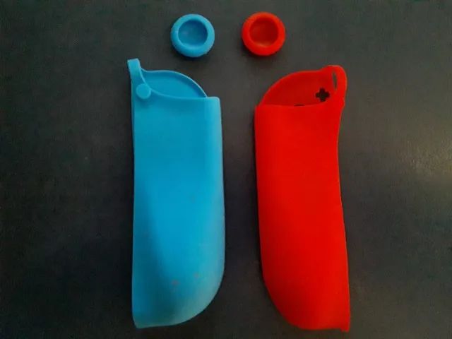 Nintendo Switch Capa Macia Joycons + Protetor Alavanca Oled Lite  - Foto 3