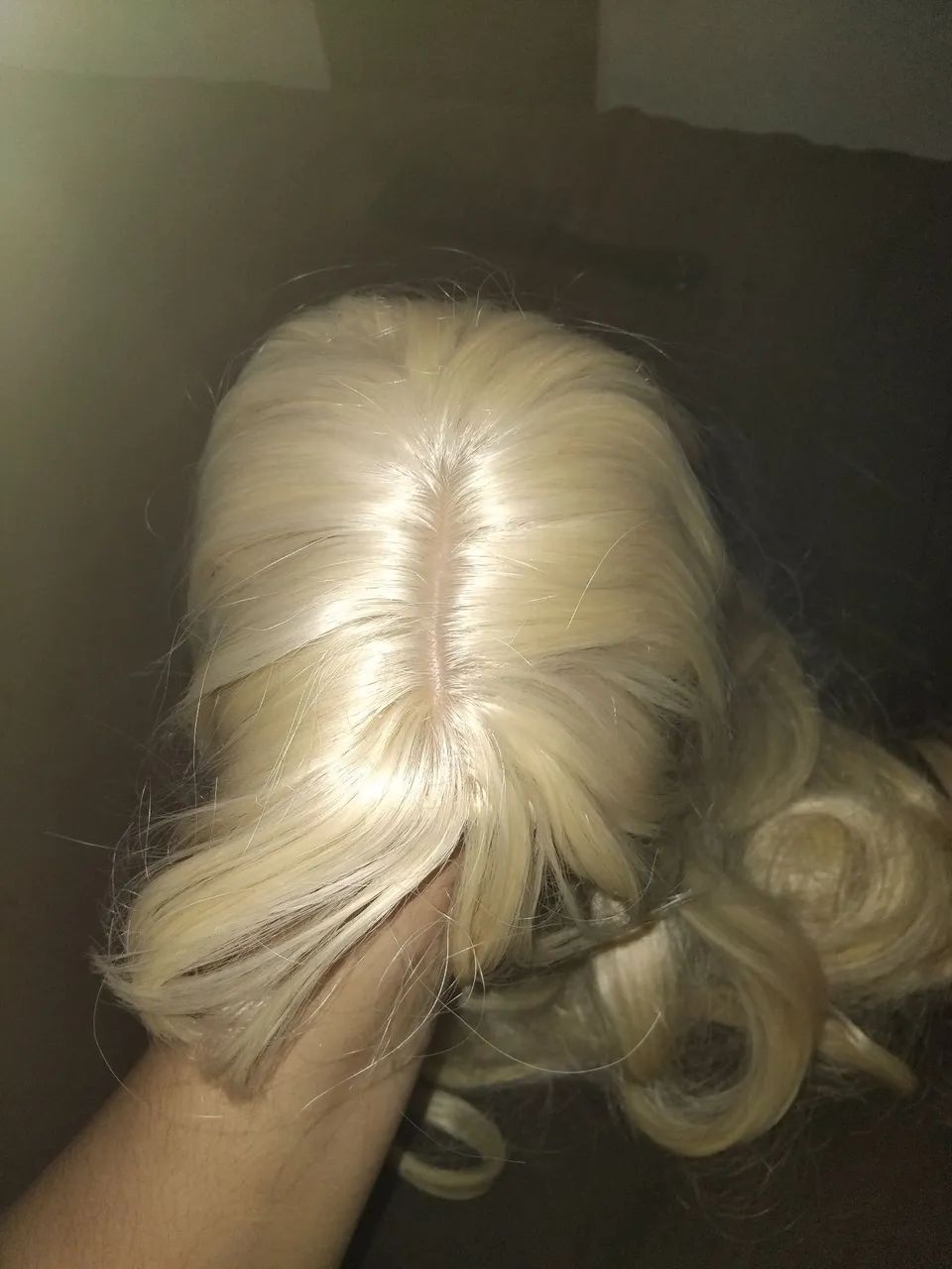 Cosplay Peruca Loira Ondulada - Foto 2