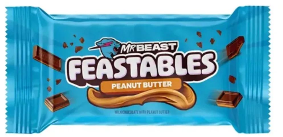 Feastables Chocolate Ao Leite Importado Mr. Beast 60g