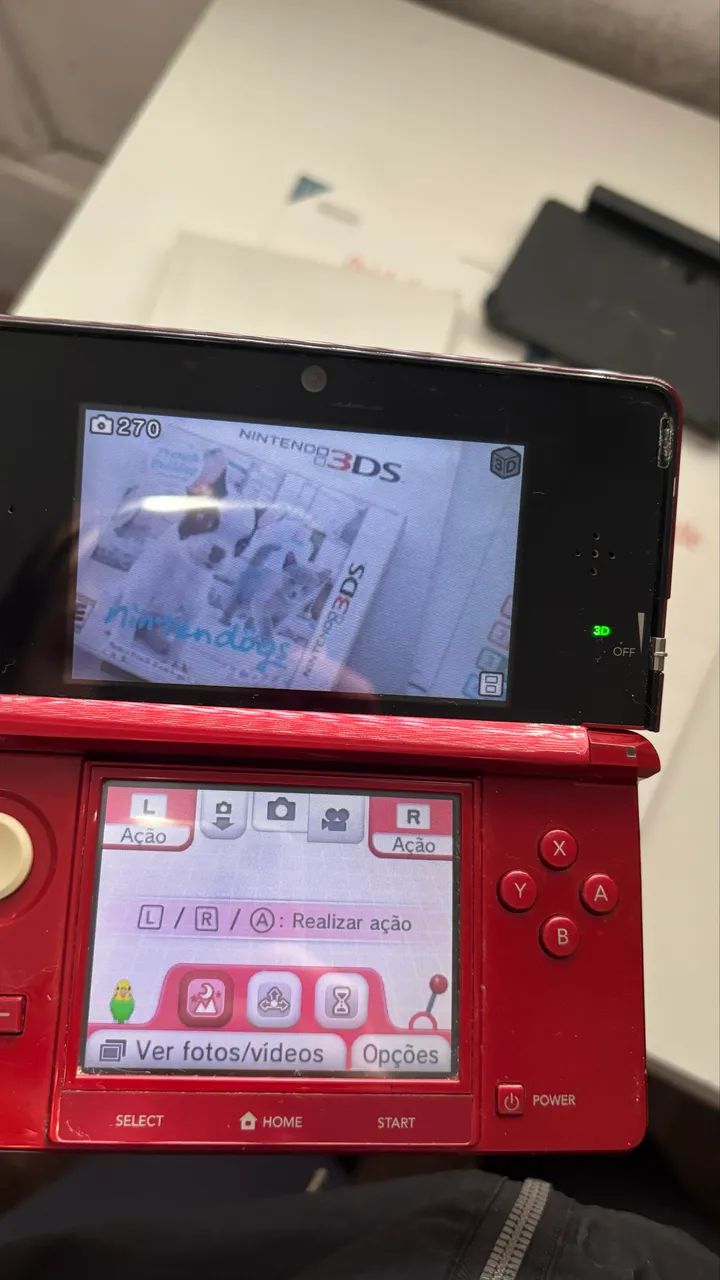 Nitendo 3DS vermelho 2011 - Foto 5