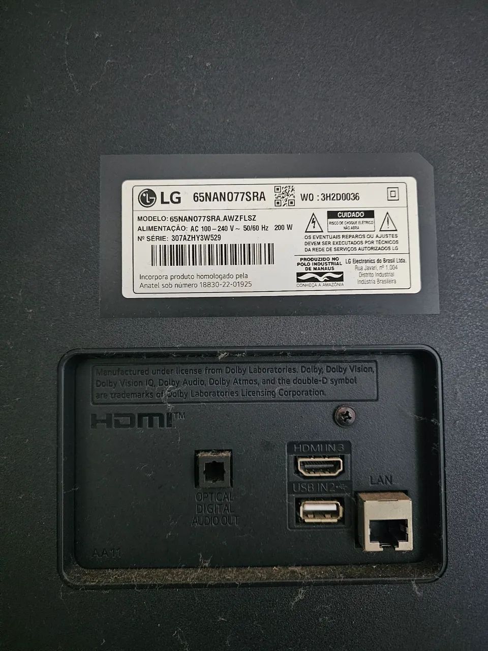 Tv lg 65 polegadas para retirada de peças  - Foto 5