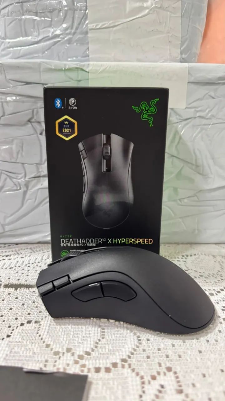 Mouse Razer Deathadder V2 hyperseed - NOVO NA CAIXA - Foto 3