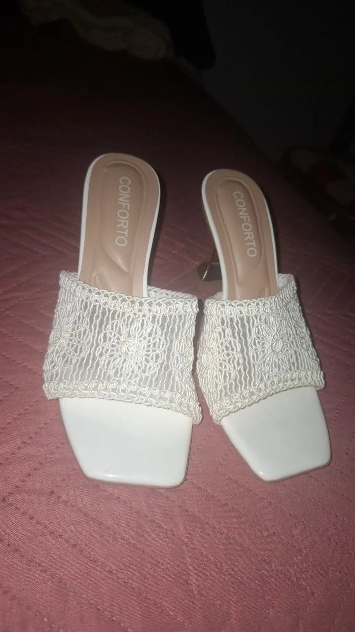 Sapato conforto branco  - Foto 2