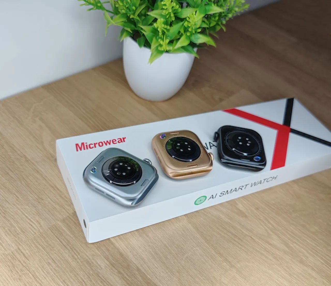 Smartwatch Microwear W10 Pro 46mm Amoled 2 pulseiras - Foto 2