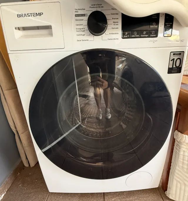 LAVA E SECA BRASTEMP 10KGS SMART SENSOR COM VAPOR