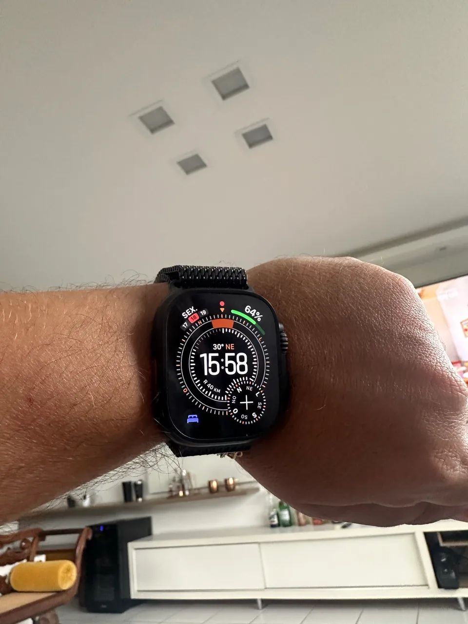 Apple Watch Ultra 3 Titânio GPS + celular  - Foto 4