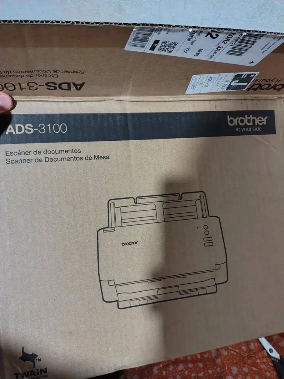 Scanner Brother Ads-3100 Cor Branco - Foto 3