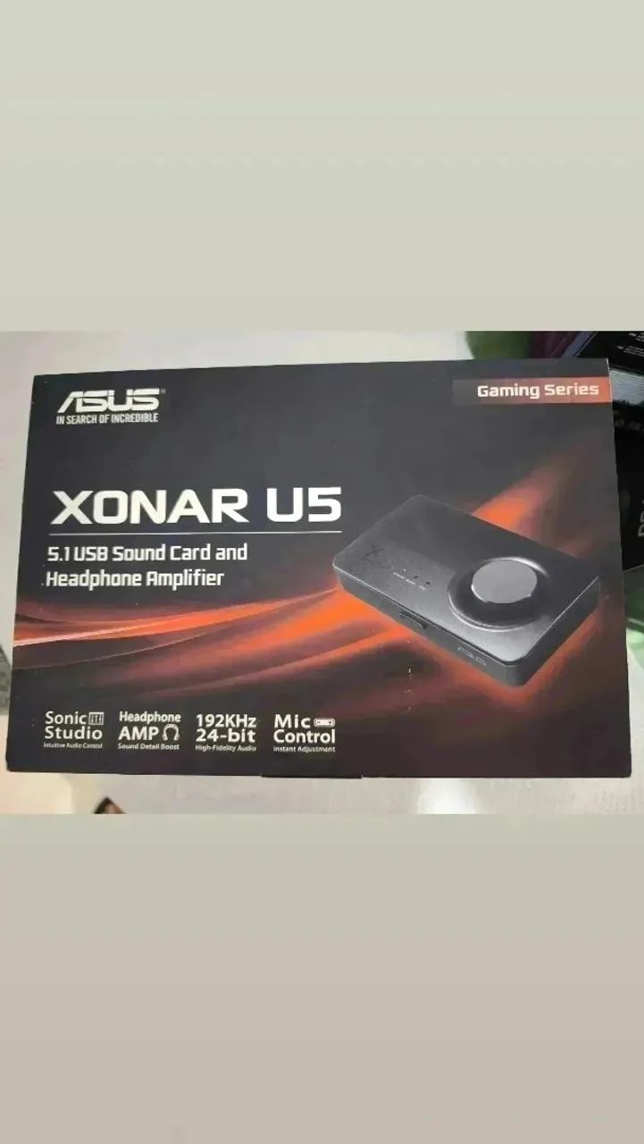 Placa de som externa xonar u5 