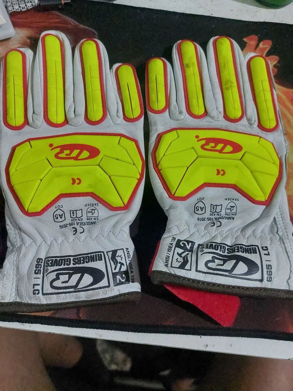 Vendo par de luvas Ringers gloves, original... - Foto 3