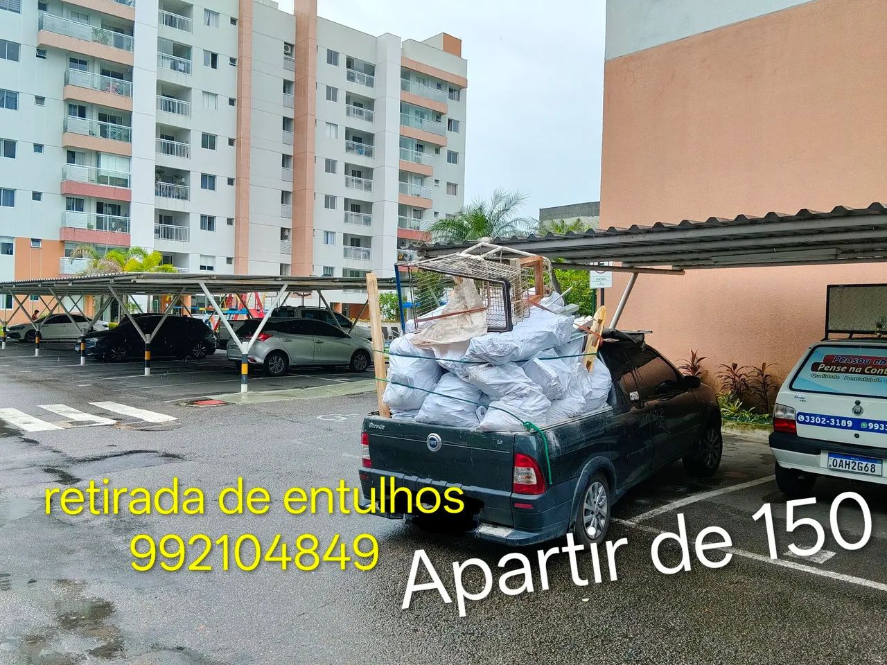 Retirada de entulhos*Apartir de 150