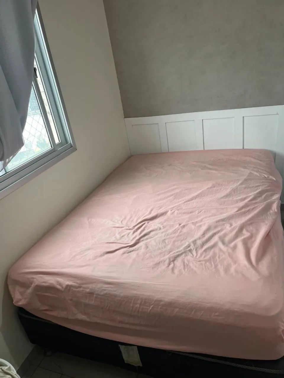 Vendo cama box casal usado em bom estado - Foto 4