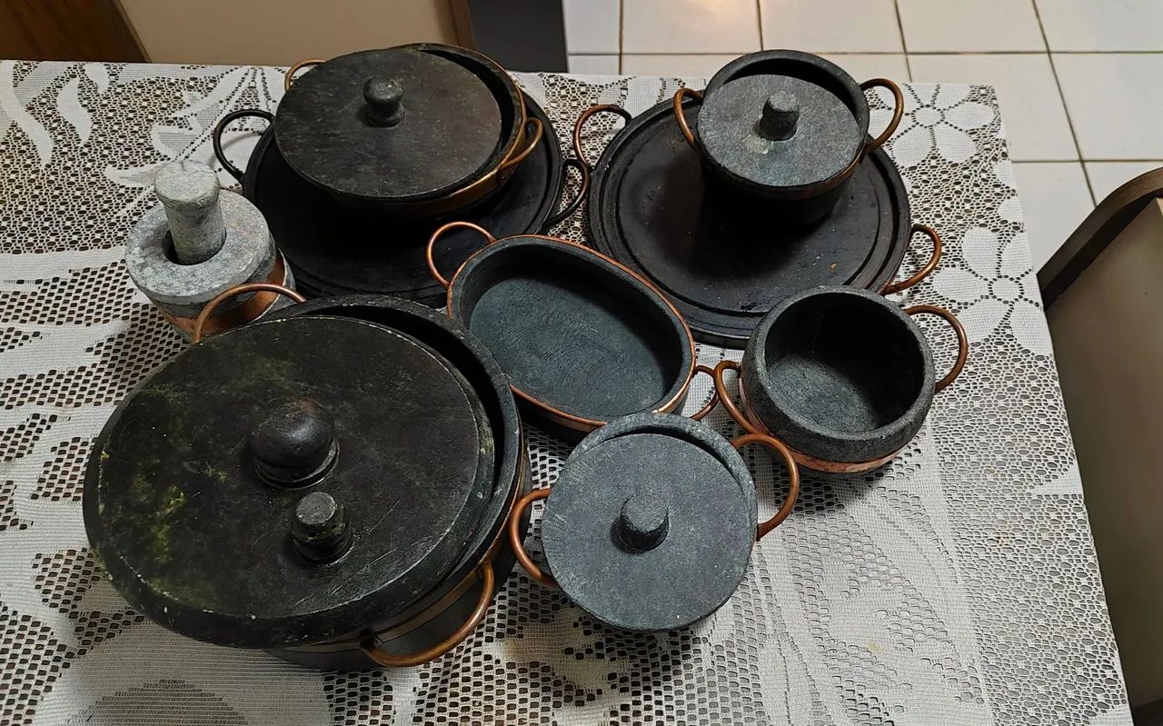 Kit panelas de pedra  - Foto 4