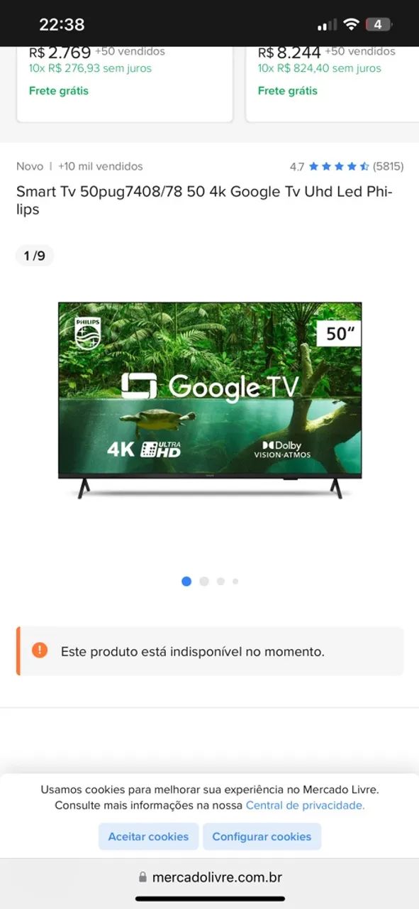 Smart 50 polegadas  - Foto 2
