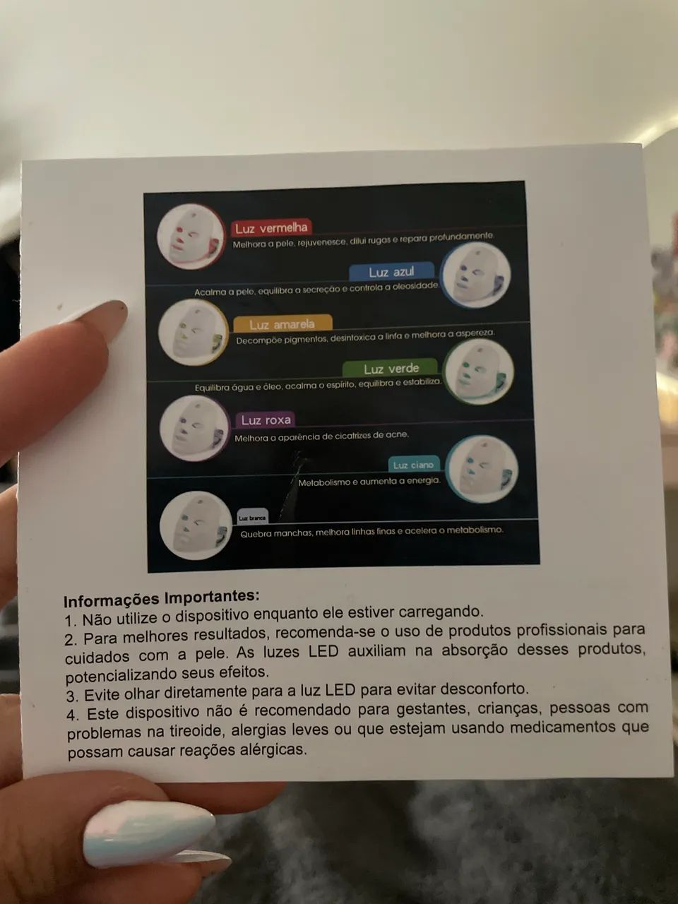 Máscara de led facial  - Foto 4