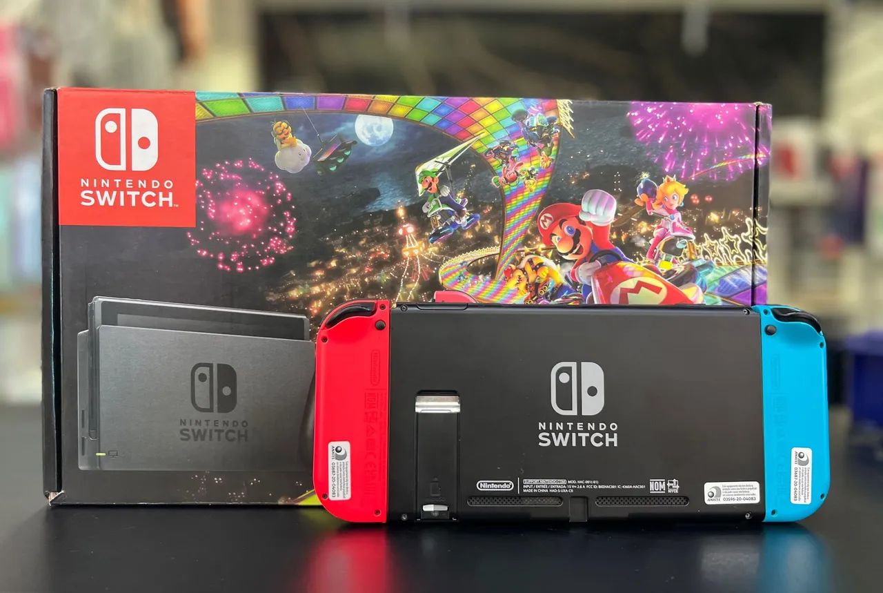 Nintendo Switch V2 Completo + 14 jogos - Foto 4