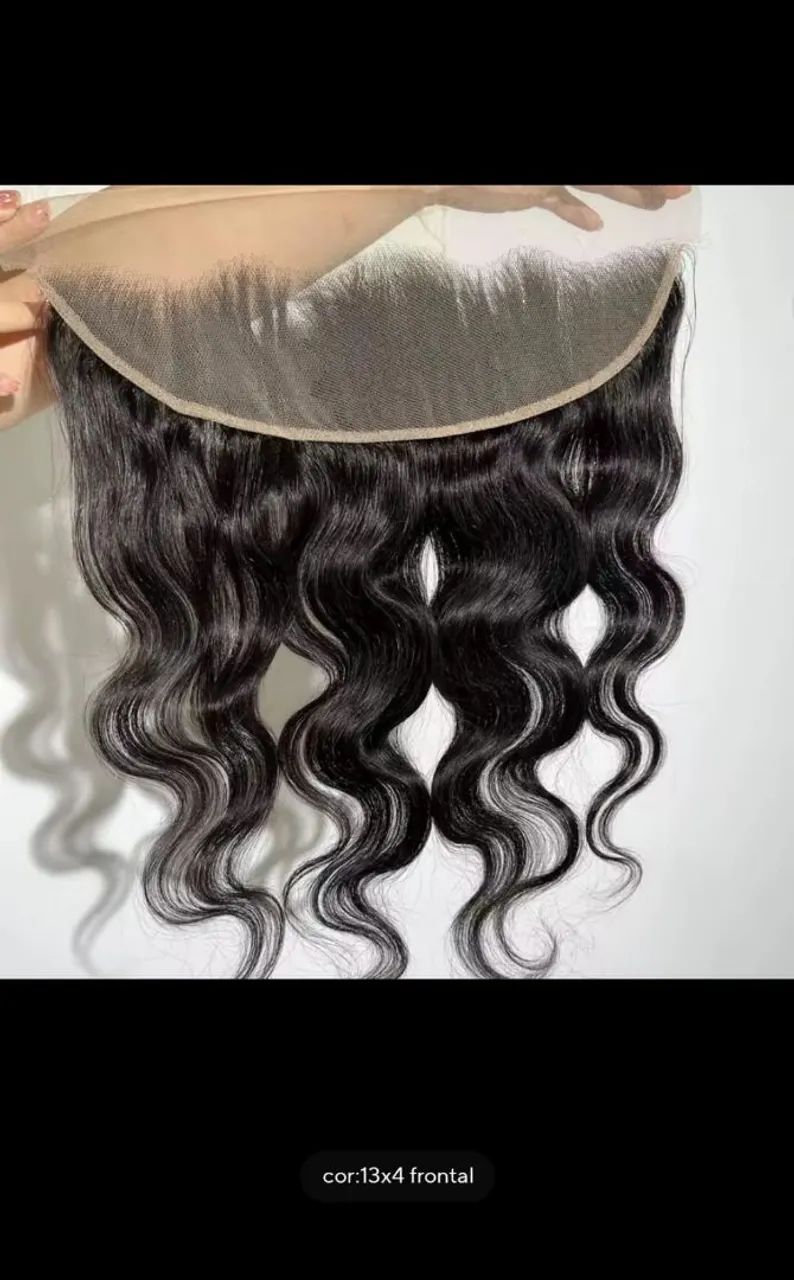 Top closure cabelo humano do sul - Foto 2