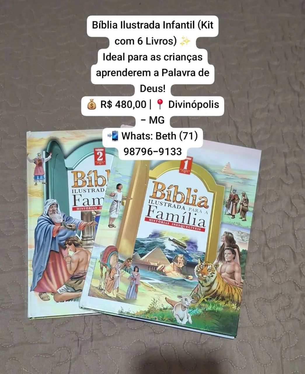 Bíblia Ilustrada para crianças  - Foto 4