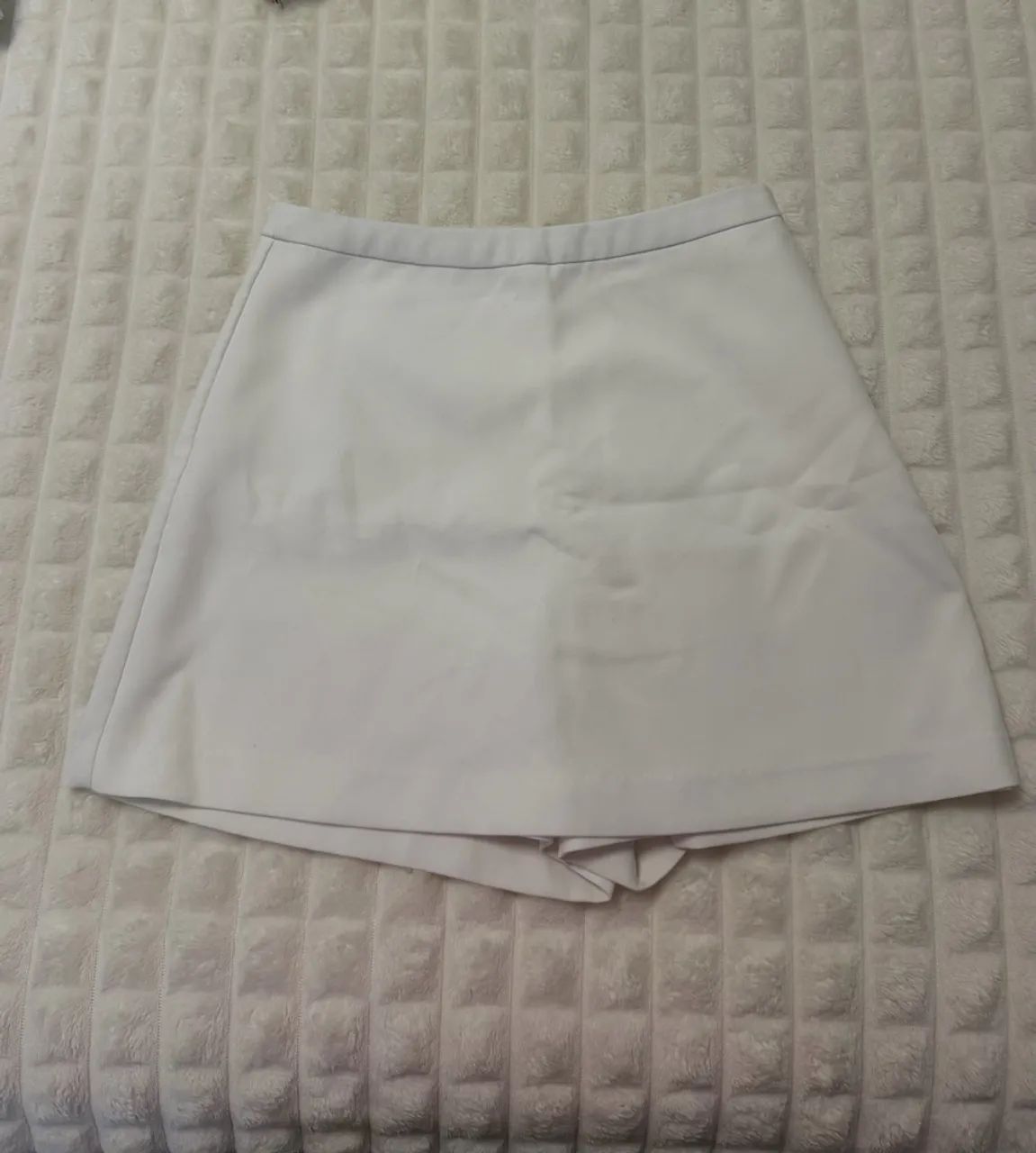 Short saia branco / short branco TAM 36 - Foto 3