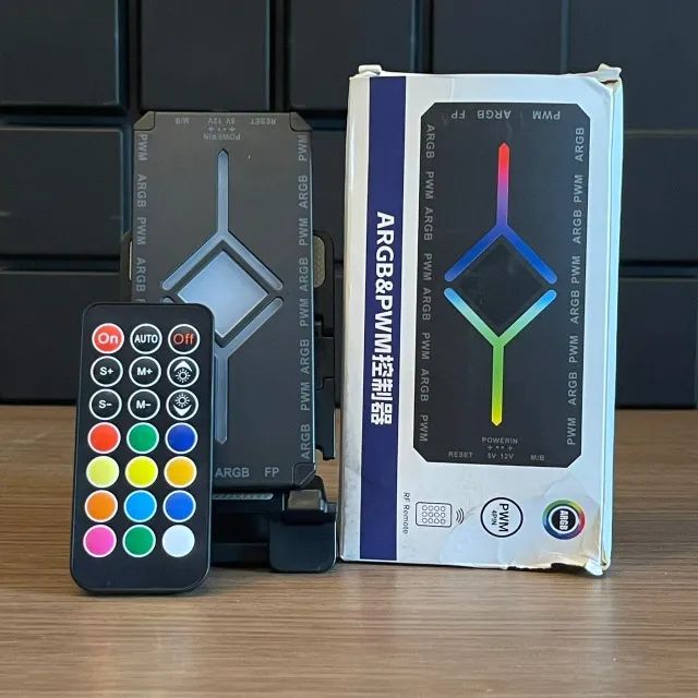 Controladora ARGB & PWM C/ Controle, Mb sync