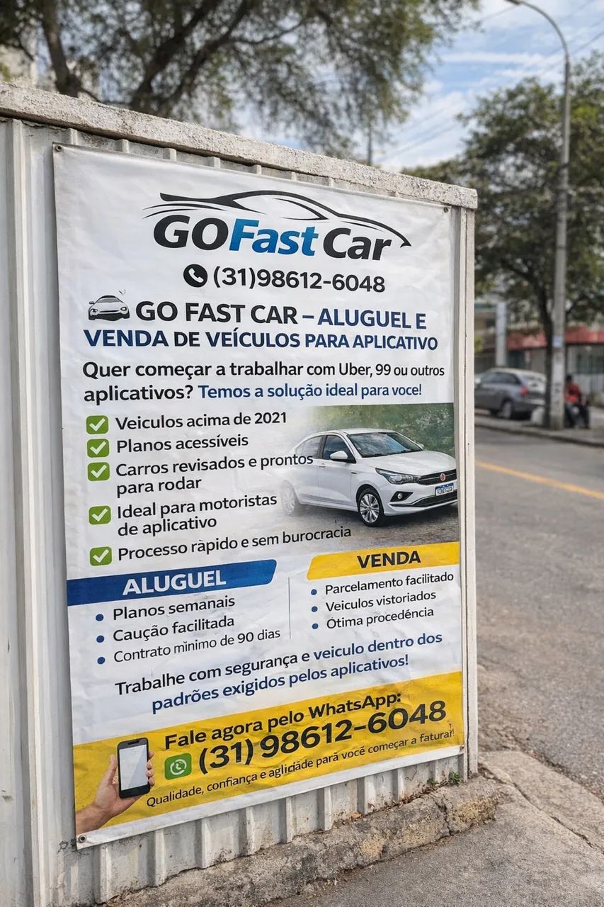 ? GO FAST CAR - ALUGUEL E VENDA DE VEÍCULOS PARA APLICATIVO ?