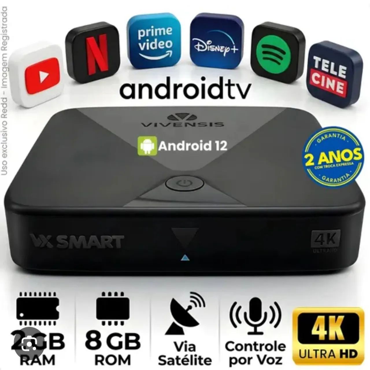 Receptor Vivensis VX Smart 4K Bluetooth - Foto 4