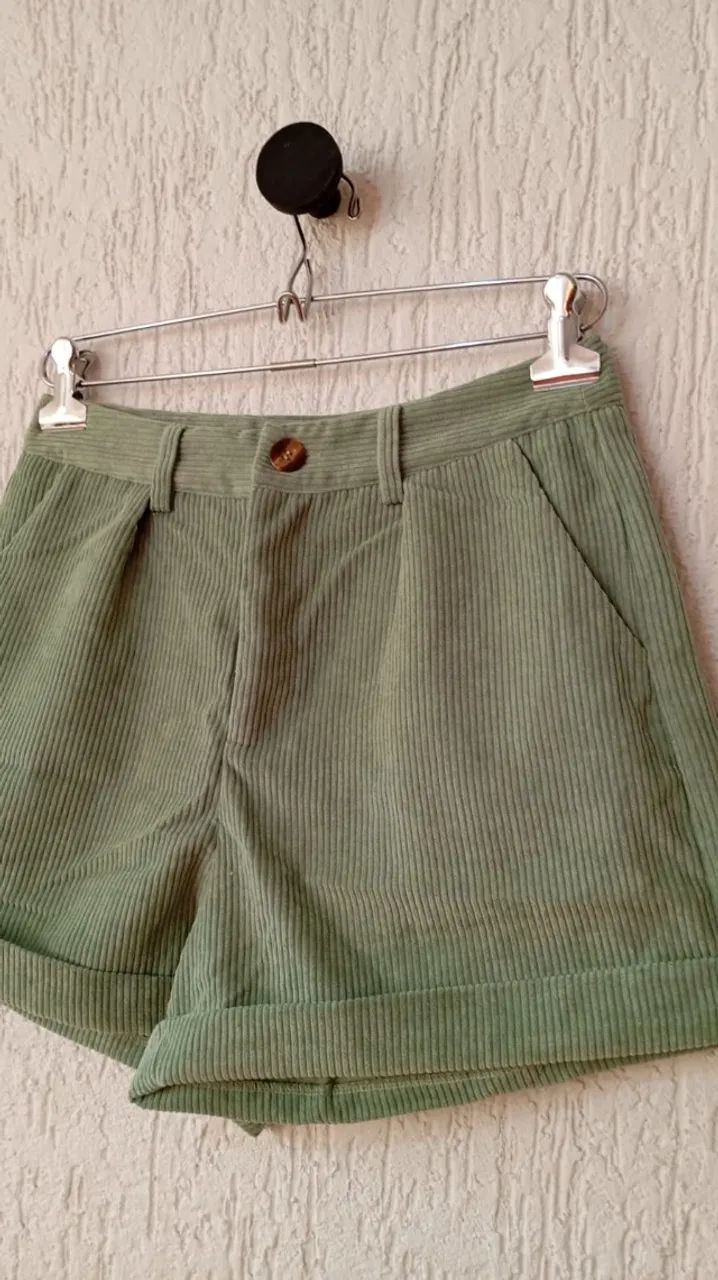 shorts shein verde feminio tam p - Foto 2
