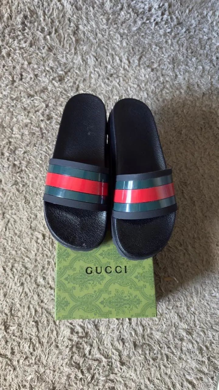 Chinelo slide gucci - Foto 2