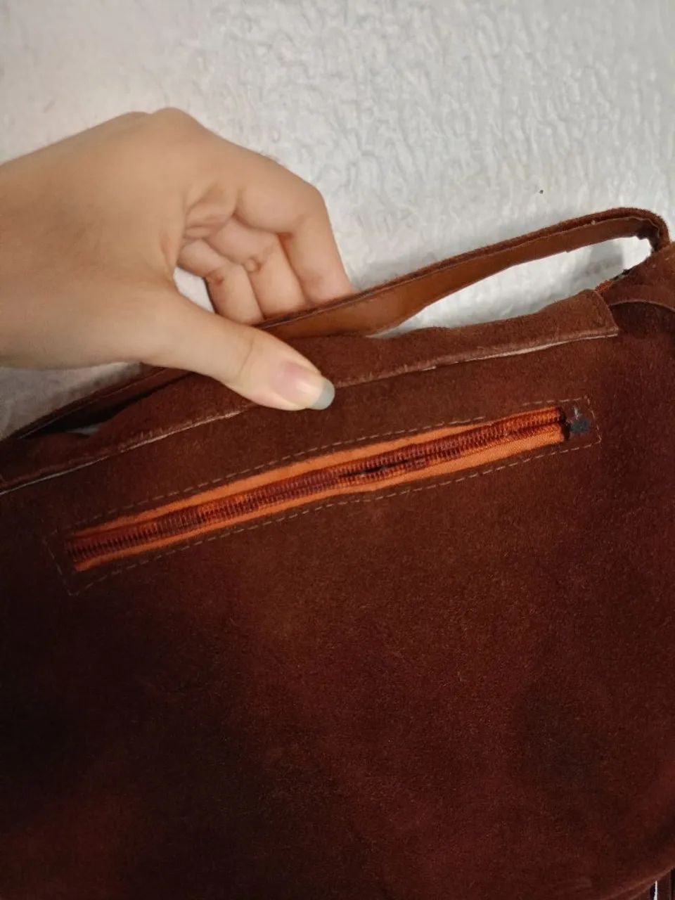 Bolsa franjas camurça  - Foto 4