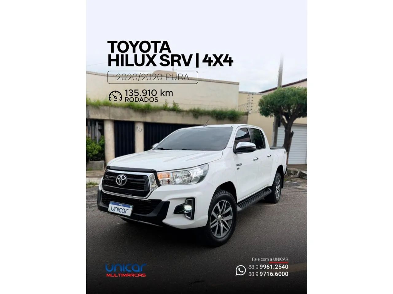 Toyota Hilux Hilux CD SRV 4x4 2.7 Flex 16V Aut. 2020