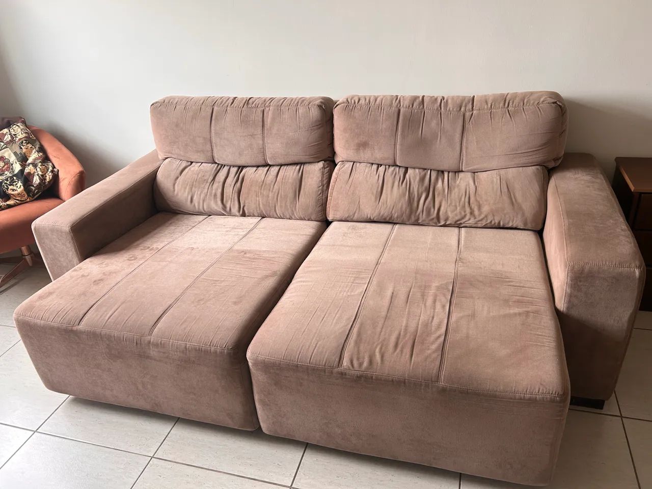 Sofá reclinável 