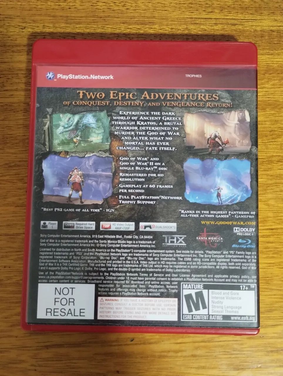 God of war collection 1 e 2 PS3  - Foto 3