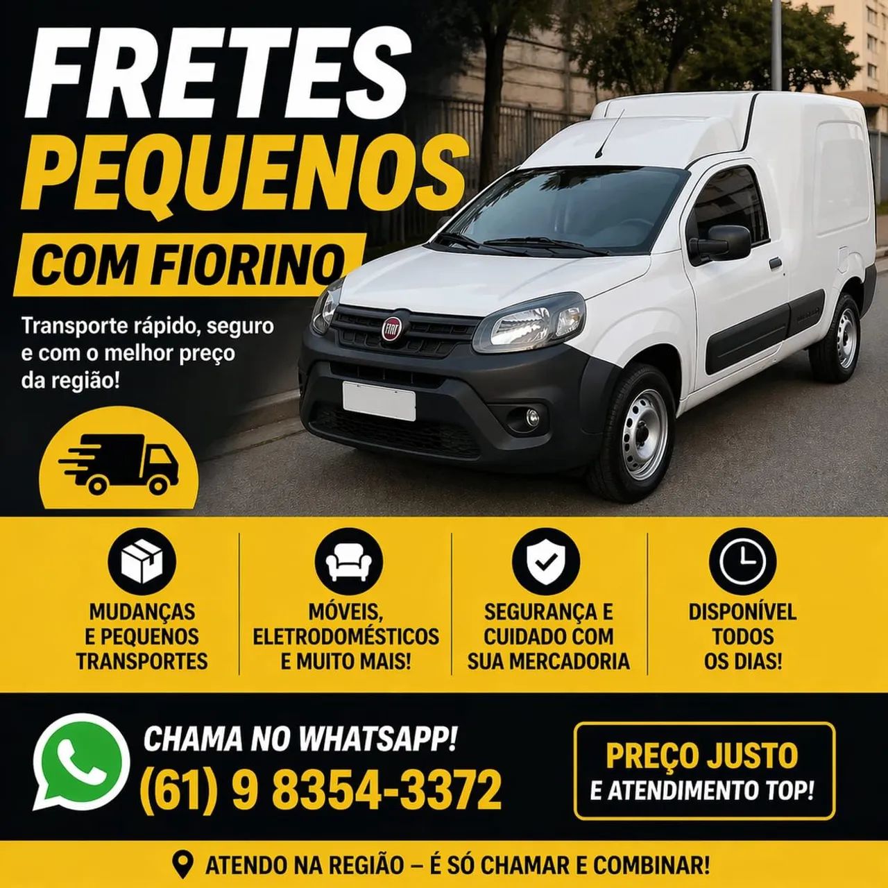 Fretes pequenos fiorino